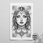 Tattoo sketch tarot card fool, tattoo drawing… – tattoo sketch (№1756199941_0, 26.08.2025 09:19) — tattoovalue.net