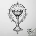 Tattoo sketch unitarian universalist chalice,… – tattoo sketch (№1756201947_0, 26.08.2025 09:52) — tattoovalue.net