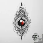 Tattoo sketch cosmic essence, tattoo line art… – tattoo sketch (№1756202146_0, 26.08.2025 09:55) — tattoovalue.net