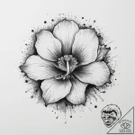Tattoo sketch rafflesia, ink illustration for… – tattoo sketch (№1756202546_0, 26.08.2025 10:02) — tattoovalue.net