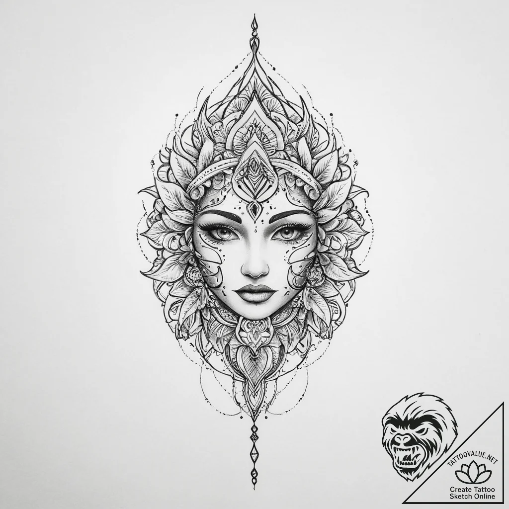 Tattoo sketch feeling - tattoo sketch (№1756202948_0, 26.08.2025 10:09) — tattoovalue.net