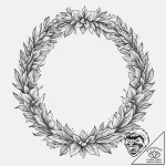 Tattoo sketch kostroma with a wreath, tattoo… – tattoo sketch (№1756203144_0, 26.08.2025 10:12) — tattoovalue.net
