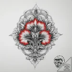 Tattoo sketch coxcomb, artistic tattoo sketch… – tattoo sketch (№1756203350_0, 26.08.2025 10:15) — tattoovalue.net