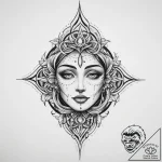 Tattoo sketch spiritual image, tattoo sketch… – tattoo sketch (№1756208572_0, 26.08.2025 11:42) — tattoovalue.net