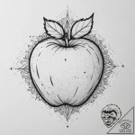 Tattoo sketch snow white apple, ink illustrat… – tattoo sketch (№1756208770_0, 26.08.2025 11:46) — tattoovalue.net