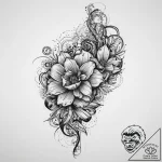 Tattoo sketch lace ribbon, tattoo drawing out… – tattoo sketch (№1756210374_0, 26.08.2025 12:12) — tattoovalue.net