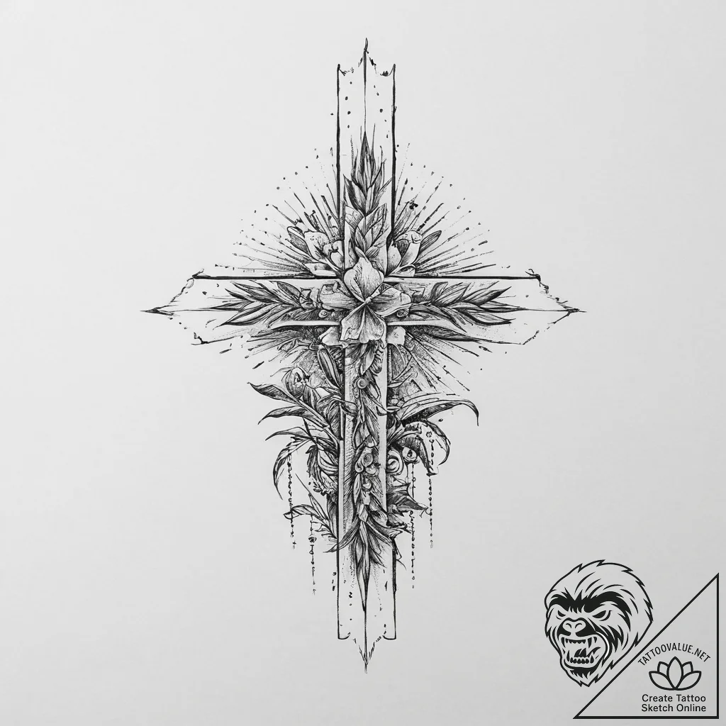 Tattoo sketch desert, artistic tattoo sketch,... - tattoo sketch (№1756211173_0, 26.08.2025 12:26) — tattoovalue.net