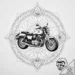 Tattoo sketch soldier with a motorcycle, ink… – tattoo sketch (№1756211369_0, 26.08.2025 12:29) — tattoovalue.net