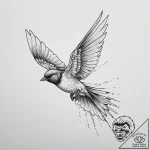 Tattoo sketch swallow, tattoo sketch design,… – tattoo sketch (№1756212567_0, 26.08.2025 12:49) — tattoovalue.net