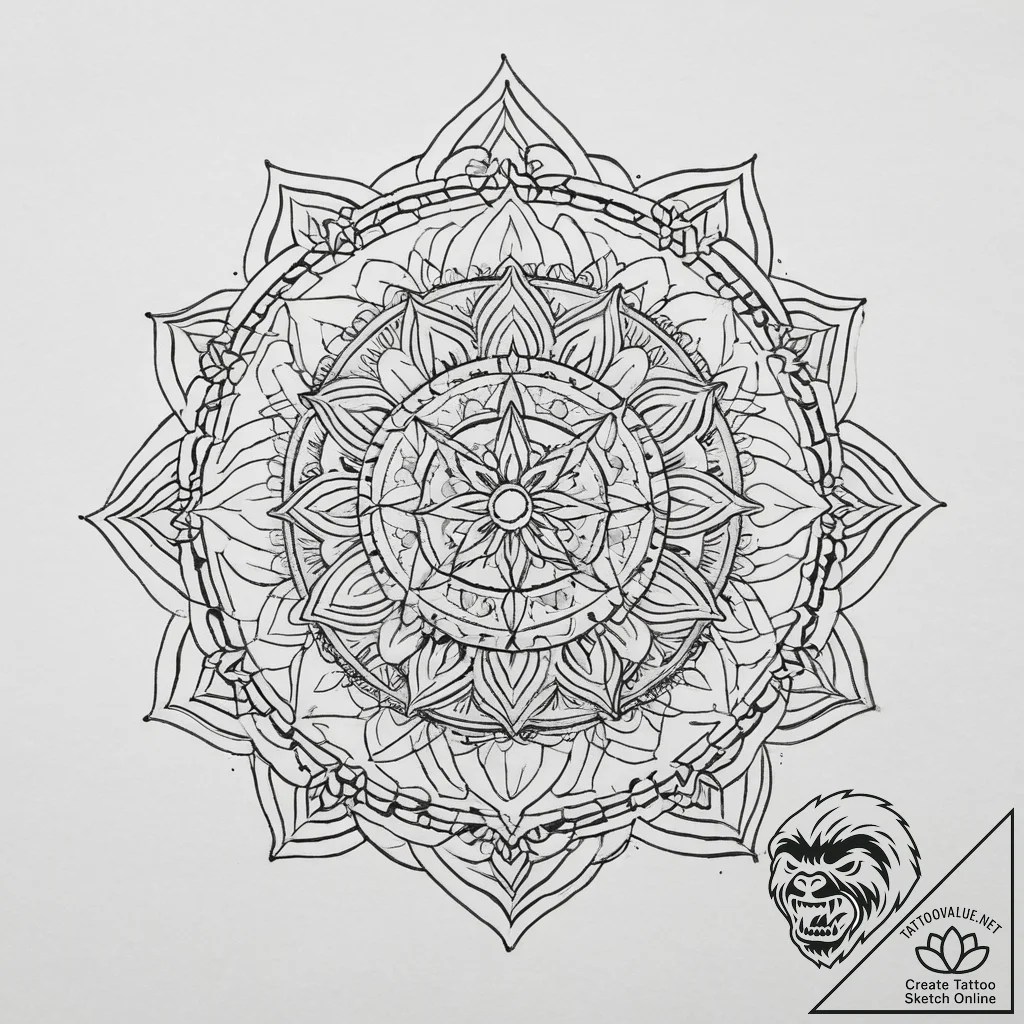 Tattoo sketch turquoise, tattoo drawing outli... - tattoo sketch (№1756212772_0, 26.08.2025 12:52) — tattoovalue.net
