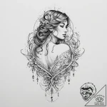 Tattoo sketch узор на плече, tattoo drawing o… – tattoo sketch (№1756215590_0, 26.08.2025 13:39) — tattoovalue.net