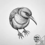 Tattoo sketch kiwi bird – tattoo sketch (№1756215994_0, 26.08.2025 13:46) — tattoovalue.net