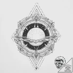 Tattoo sketch cosmic scene, concept art for t… – tattoo sketch (№1756216999_0, 26.08.2025 14:03) — tattoovalue.net
