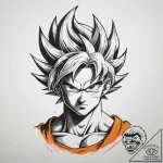 Tattoo sketch dragon ball z goku, artistic ta… – tattoo sketch (№1756218604_0, 26.08.2025 14:30) — tattoovalue.net