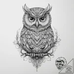 Tattoo sketch owl tattoo, artistic tattoo ske… – tattoo sketch (№1756218808_0, 26.08.2025 14:33) — tattoovalue.net