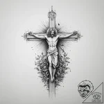 Tattoo sketch gethsemane scene, tattoo drawin… – tattoo sketch (№1756221021_0, 26.08.2025 15:10) — tattoovalue.net