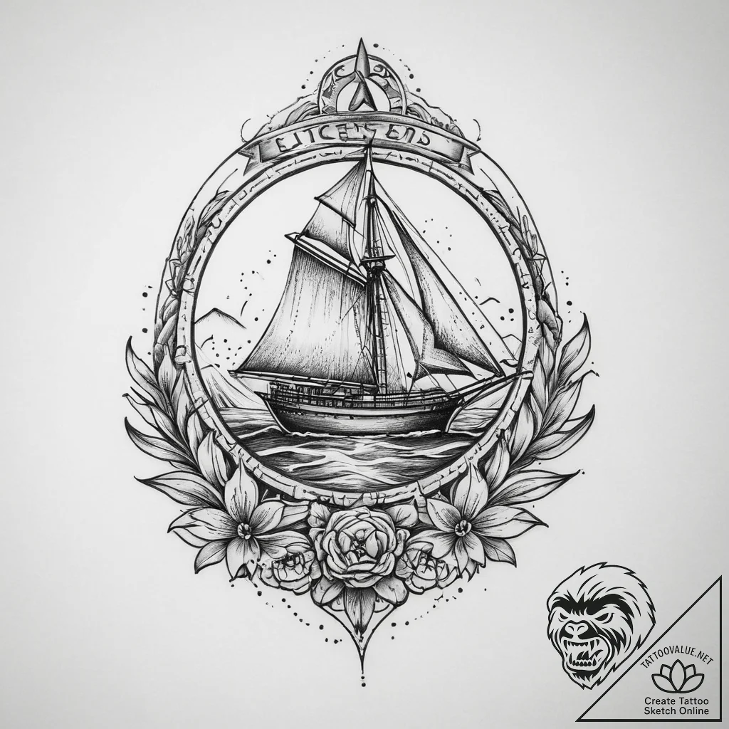 Tattoo sketch copper, concept art for tattoo,... - tattoo sketch (№1756222438_0, 26.08.2025 15:33) — tattoovalue.net