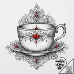 Tattoo sketch teacup tattoo, tattoo flash she… – tattoo sketch (№1756223233_0, 26.08.2025 15:47) — tattoovalue.net