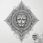 Tattoo sketch santeria symbols, artistic tatt… – tattoo sketch (№1756227254_0, 26.08.2025 16:54) — tattoovalue.net