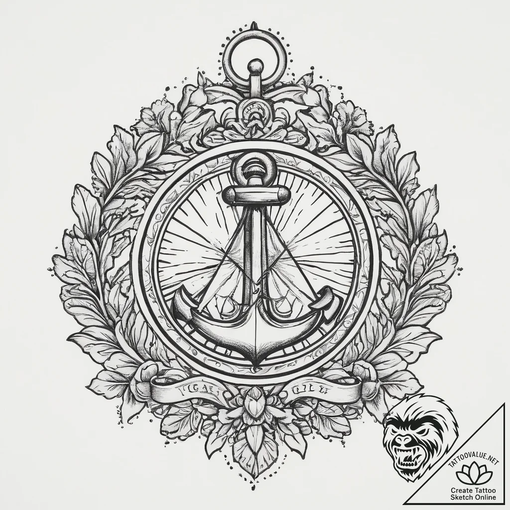 Ideological and textual, ink illustration for... - tattoo sketch (№1756228255_0, 26.08.2025 17:10) — tattoovalue.net