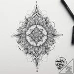Tattoo sketch blessed being, tattoo flash she… – tattoo sketch (№1756228452_0, 26.08.2025 17:14) — tattoovalue.net