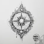 Tattoo sketch cosmic world, artistic tattoo s… – tattoo sketch (№1756229056_0, 26.08.2025 17:24) — tattoovalue.net