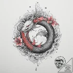 Tattoo sketch cosmic land, ink illustration f… – tattoo sketch (№1756230247_0, 26.08.2025 17:44) — tattoovalue.net