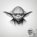Tattoo sketch yoda portrait, artistic tattoo… – tattoo sketch (№1756231455_0, 26.08.2025 18:04) — tattoovalue.net