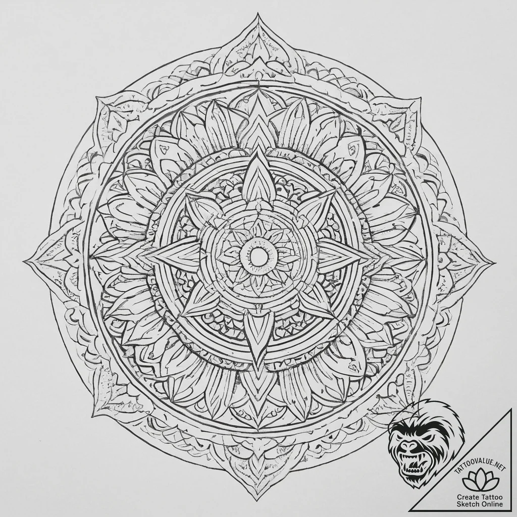 Tattoo sketch holy seal, tattoo drawing outli... - tattoo sketch (№1756232654_0, 26.08.2025 18:24) — tattoovalue.net