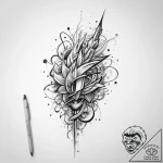 Tattoo sketch magical pen, tattoo line art, n… – tattoo sketch (№1756234245_0, 26.08.2025 18:50) — tattoovalue.net