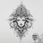 Tattoo sketch cosmic root, tattoo sketch desi… – tattoo sketch (№1756235440_0, 26.08.2025 19:10) — tattoovalue.net