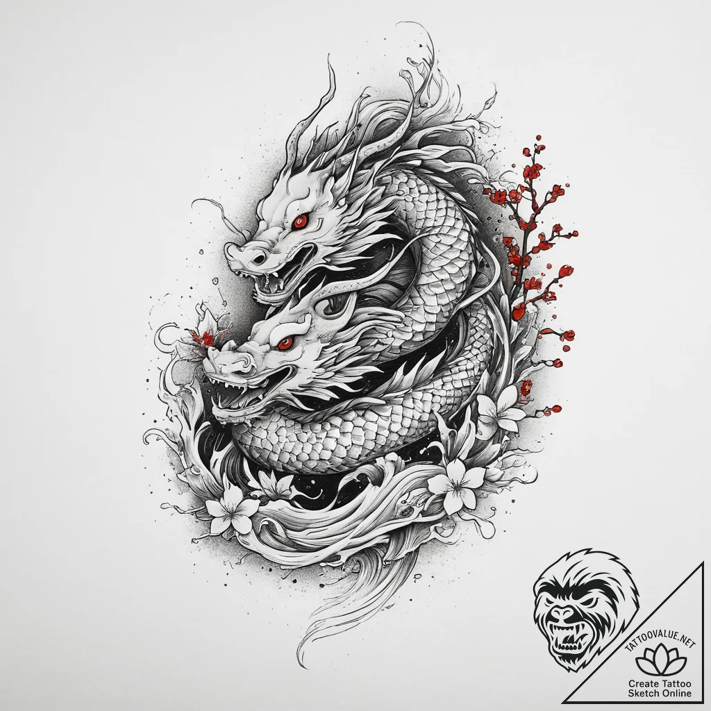 Tattoo sketch forest, tattoo sketch design, d... - tattoo sketch (№1756237230_0, 26.08.2025 19:40) — tattoovalue.net
