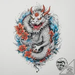 Tattoo sketch soldier with a monster, tattoo… – tattoo sketch (№1756238615_0, 26.08.2025 20:03) — tattoovalue.net