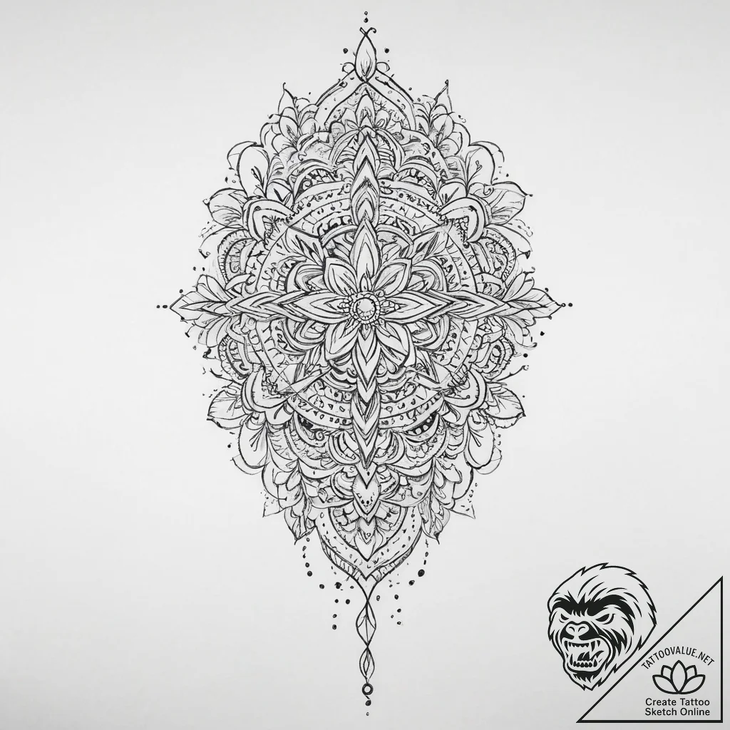 Tattoo sketch leggings with a pattern - tattoo sketch (№1756239209_0, 26.08.2025 20:13) — tattoovalue.net