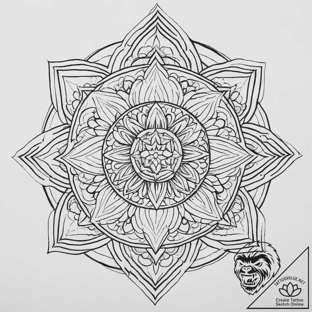 Tattoo sketch town, tattoo sketch design, geo... - tattoo sketch (№1756240198_0, 26.08.2025 20:29) — tattoovalue.net