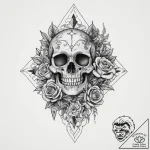Tattoo sketch cosmic tale, concept art for ta… – tattoo sketch (№1756241001_0, 26.08.2025 20:43) — tattoovalue.net