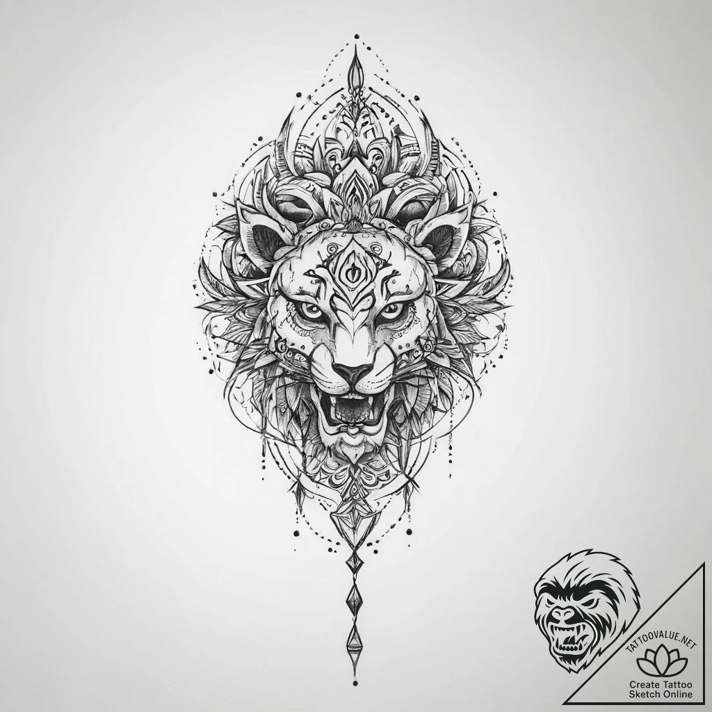 Tattoo sketch wood - tattoo sketch (№1756241397_0, 26.08.2025 20:49) — tattoovalue.net