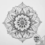 Tattoo sketch comfrey flower, ink illustratio… – tattoo sketch (№1756244570_0, 26.08.2025 21:42) — tattoovalue.net