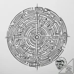 Tattoo sketch labyrinth – tattoo sketch (№1756244967_0, 26.08.2025 21:49) — tattoovalue.net