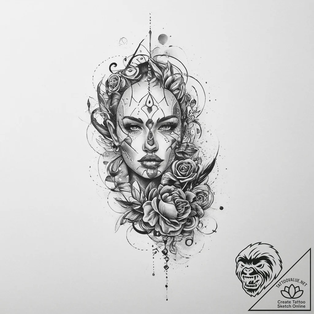 Tattoo sketch journey, tattoo sketch design,... - tattoo sketch (№1756246750_0, 26.08.2025 22:19) — tattoovalue.net