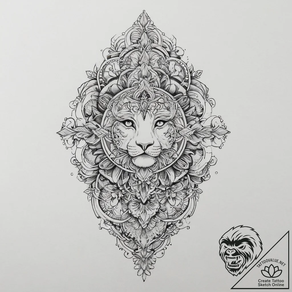 Tattoo sketch path, tattoo line art, bold out... - tattoo sketch (№1756247346_0, 26.08.2025 22:29) — tattoovalue.net