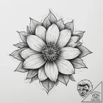 Tattoo sketch flannel flower, tattoo sketch d… – tattoo sketch (№1756247545_0, 26.08.2025 22:32) — tattoovalue.net