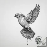 Tattoo sketch mourning dove, concept art for… – tattoo sketch (№1756248140_0, 26.08.2025 22:42) — tattoovalue.net
