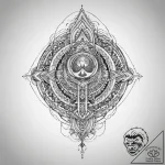 Tattoo sketch soldier with a key, artistic ta… – tattoo sketch (№1756250341_0, 26.08.2025 23:19) — tattoovalue.net