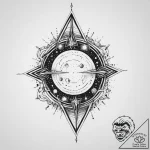 Tattoo sketch cosmic domain, concept art for… – tattoo sketch (№1756250544_0, 26.08.2025 23:22) — tattoovalue.net