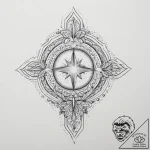 Tattoo sketch cosmic story, tattoo line art,… – tattoo sketch (№1756251548_0, 26.08.2025 23:39) — tattoovalue.net