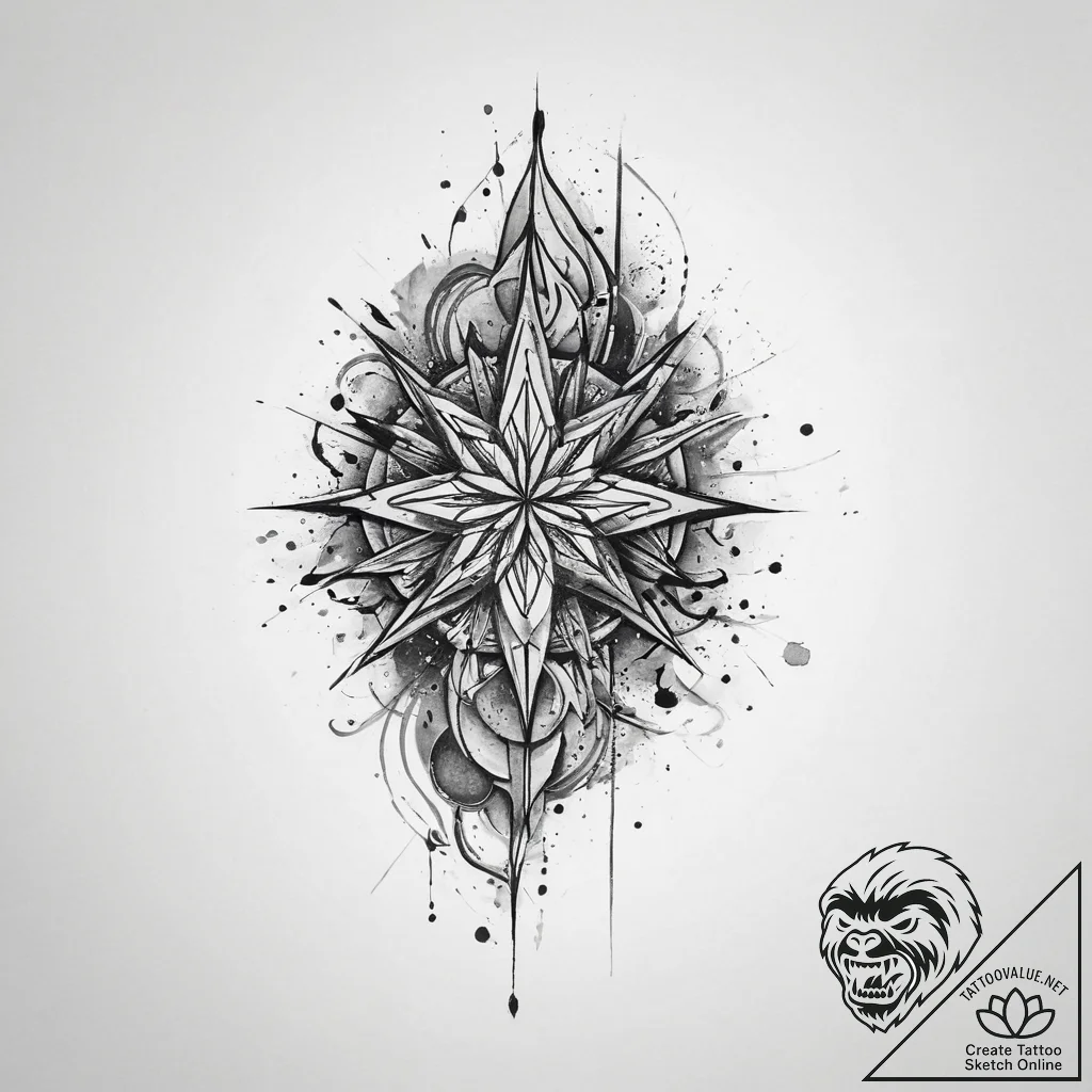 Tattoo sketch map, tattoo drawing outline, wa... - tattoo sketch (№1756254506_0, 27.08.2025 00:28) — tattoovalue.net