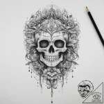 Tattoo sketch death, tattoo sketch design, ne… – tattoo sketch (№1756257076_0, 27.08.2025 01:11) — tattoovalue.net