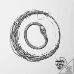 Tattoo sketch roundworm – tattoo sketch (№1756260433_0, 27.08.2025 02:07) — tattoovalue.net