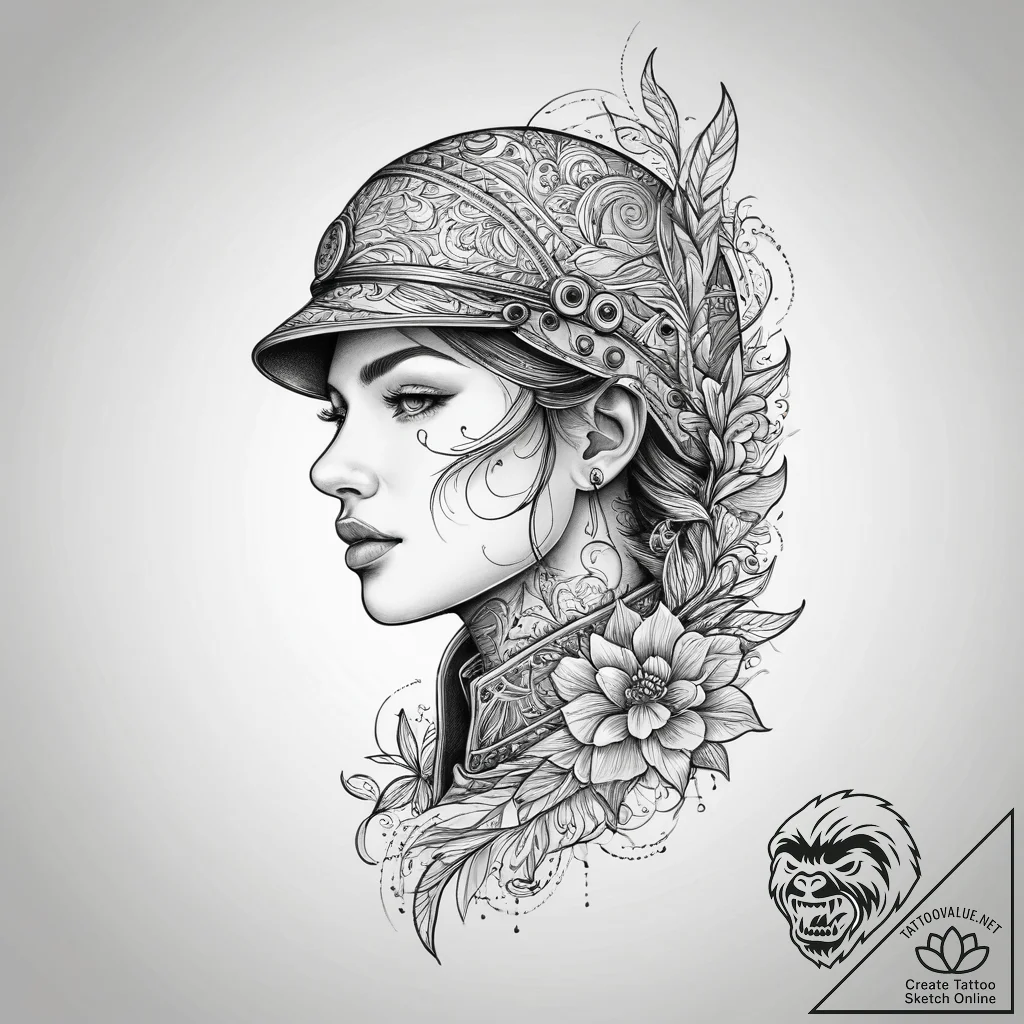 Tattoo sketch soldier with a needle, tattoo f... - tattoo sketch (№1756260630_0, 27.08.2025 02:10) — tattoovalue.net